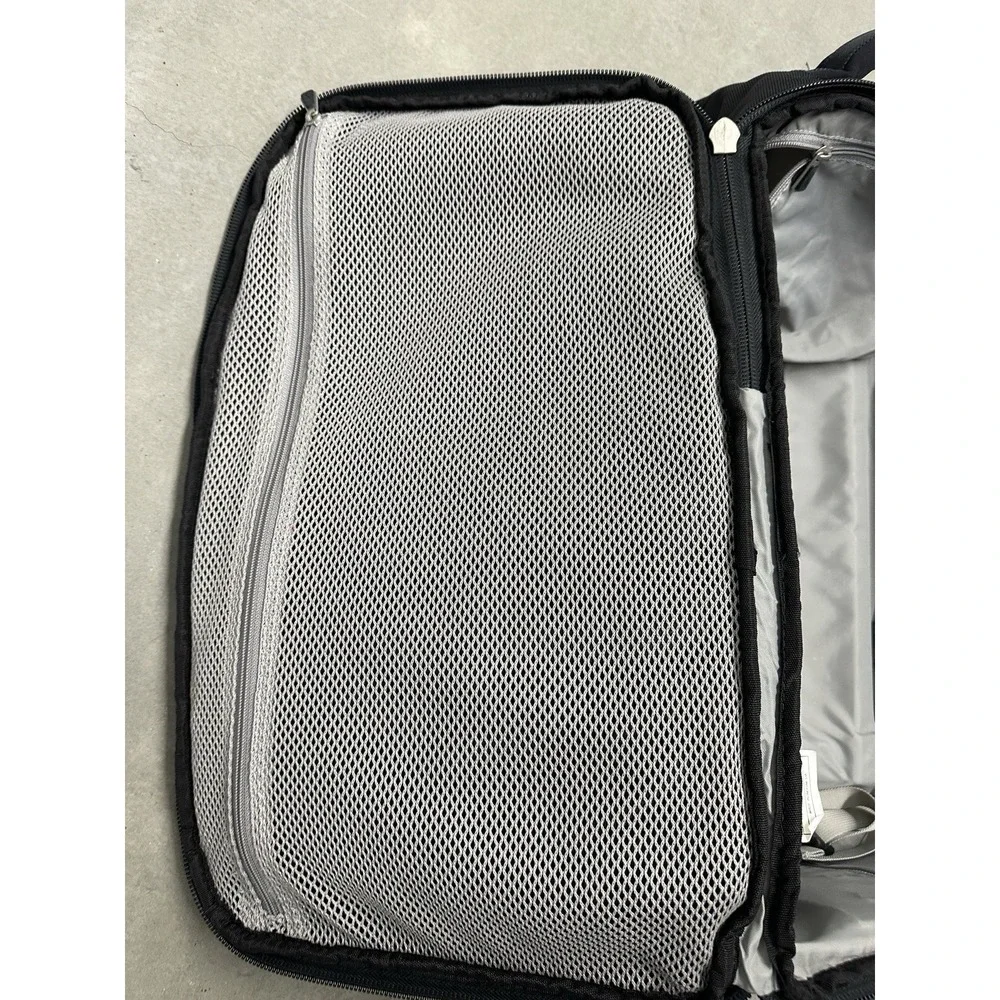 Nike Suitcase Carry On Roller Bag Gray Black 22